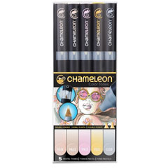 Set flomastera Chameleon 5 kom - Pastel Tones