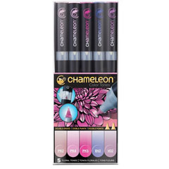 Set flomastera Chameleon 5 kom - Floral Tones