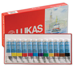 Akvarele LUKAS STUDIO 12x10ml -  set u kartonskoj kutiji
