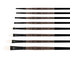 ROSA MOON 1203FR Sintetička ovalna četka | Razne veličine