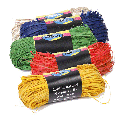 Raffia natural 50gr - izaberite boju