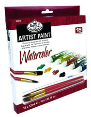 Akvarelne boje ARTIST Paint 18x12ml 