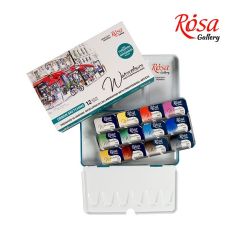 Akvarelne boje Galerija Rosa - set Urban Sketching 12 k 2,5 ml