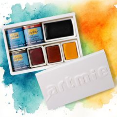 ARTMIE Solo Goya set akvarela, 7 delova - zemljani tonovi