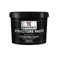 Black Fine-Grained Structuring Paste od Kompozit | Various Volumes