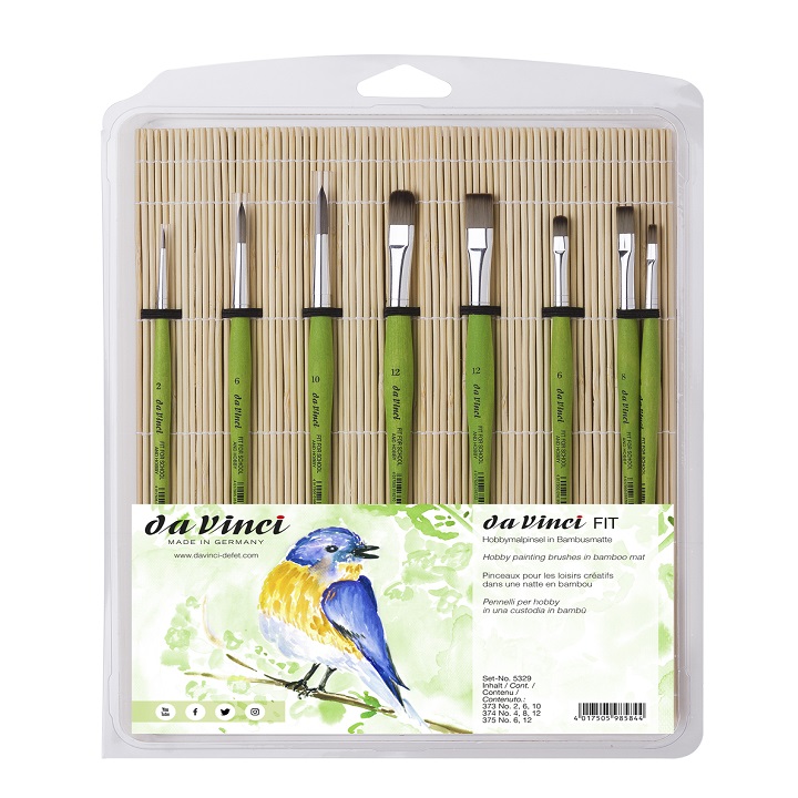 Četkice da Vinci za školu i hobi - set 8 kom 