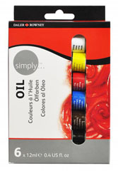 Daler- Rowney - SIMPLY uljani set 6 x 12ml