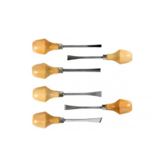 Dleta za rezbarenje drveta / set 6 kom CHWCS05