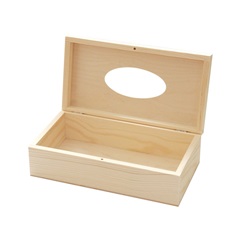 Drvena kutija za salvete 26x13.7x8 cm