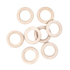 Drveni makrame prstenovi | Različite veličine