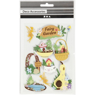 3D nalepnice Fairy Garden