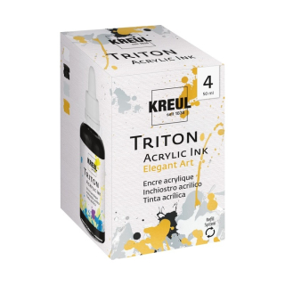 Akrilno mastilo KREUL 50 ml - set 4 kom