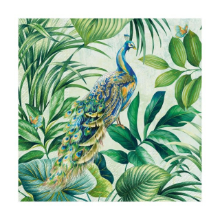 Salvete za DEKUPAŽ - Peacock - 1 kom 
