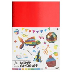 Kartonski paket sa ogledalima A4, 250 GSM – 10 listova, 10 boja