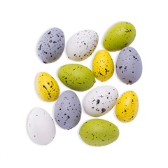 Plastična prepeličja jaja 3.5 x 2.5 cm - 24 komada