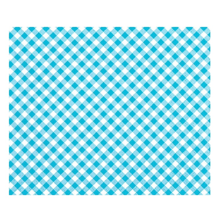 Salveta za dekupaž - Plavo-beli kvadratići - 1 komad