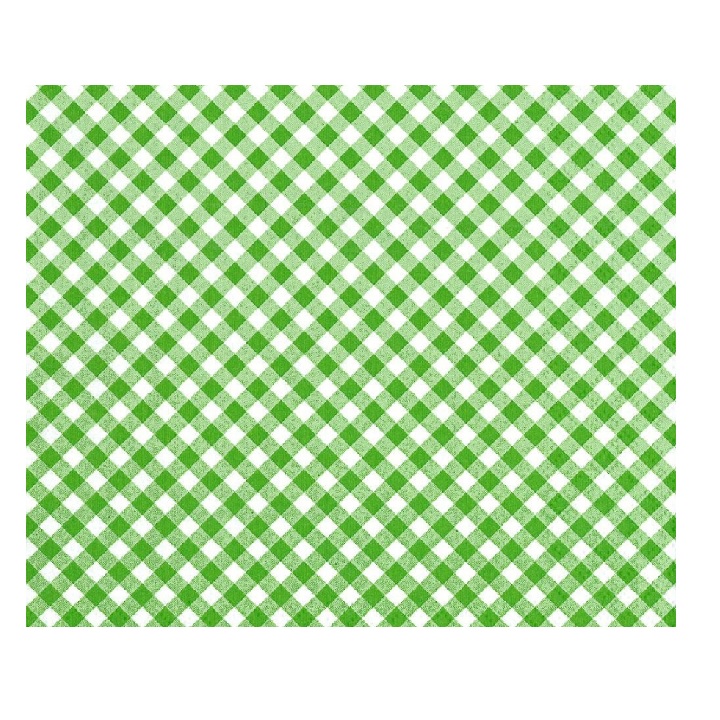 Salveta za dekupaž - Zeleno-beli kvadratići - 1 komad
