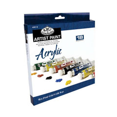 Set akrilnih boja Royal & Langnickel - 18x21 ml