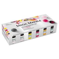 Set boja za mermerni efekat Kreul Magic Marble Love Neon 6x20ml