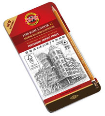 Set grafitnih olovaka KOH-I-NOOR - 12-delni