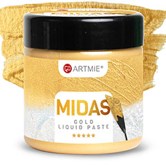 Tečna metalik pasta ARTMIE MIDAS gold | različite zapremine