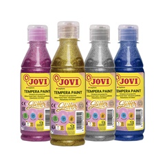 Tečna svetlucava tempera boja JOVI 250 ml | različite boje