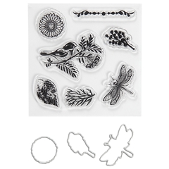 Transparentni pečati i šabloni za sečenje - Fauna i flora 